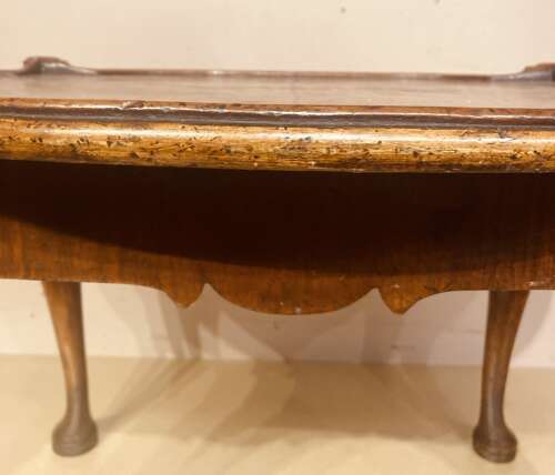 Walnut coffee table.