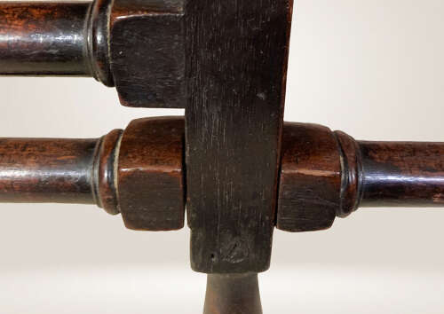 Georgian mahogany spider leg drop leaf table.