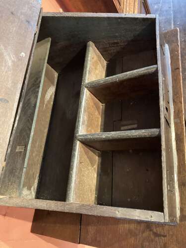 Charles I oak table desk.