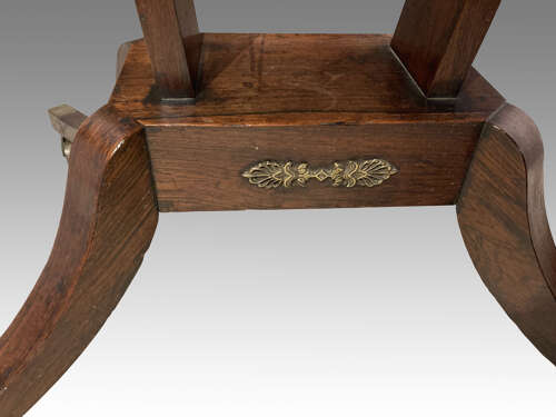 Regency rosewood card table.