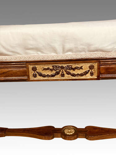 19th century rosewood music stool by C. Nosotti.