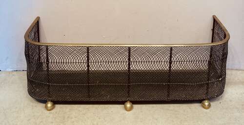 Georgian brass fender.