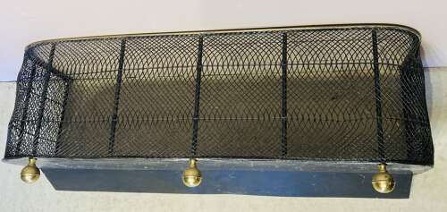 Georgian brass fender.