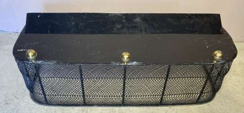 Georgian brass fender.