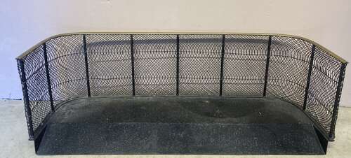 Georgian brass fender.