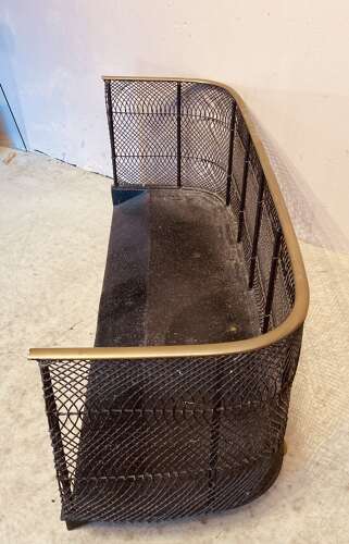 Georgian brass fender.