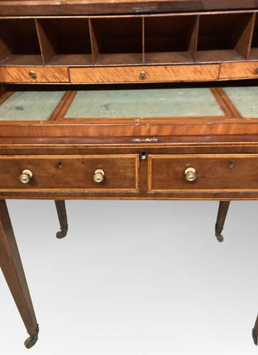 Georgian mahogany writing cabinet.