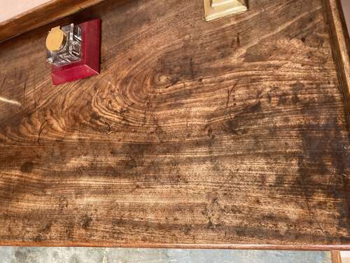 Georgian mahogany side table.