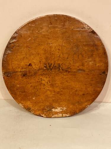 Welsh sycamore cheese mould.