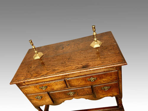 Antique Welsh oak side table.