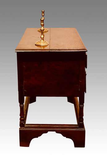 Antique Welsh oak side table.