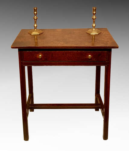 Antique Welsh oak side table.