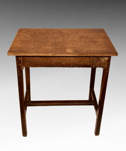 Antique Welsh oak side table.
